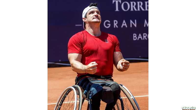 Tenis adaptado Gustavo Fernandez otra vez Campeón en Barcelona