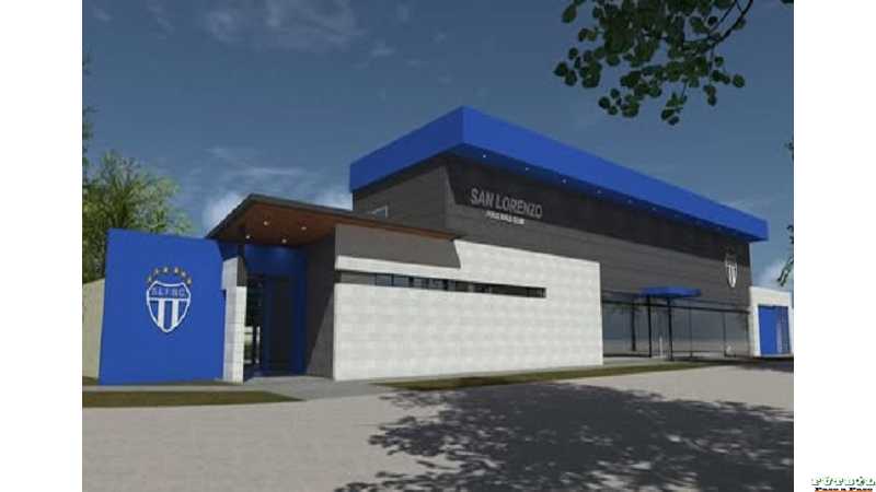 Club San Lorenzo Esperanza eleva en sector Oeste 3 grandes Columnas ( ver video)