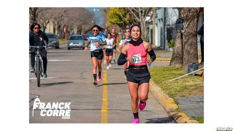 Brenda Ayelén Paravano Villagra En Franck nuevamente logro podio en maratón
