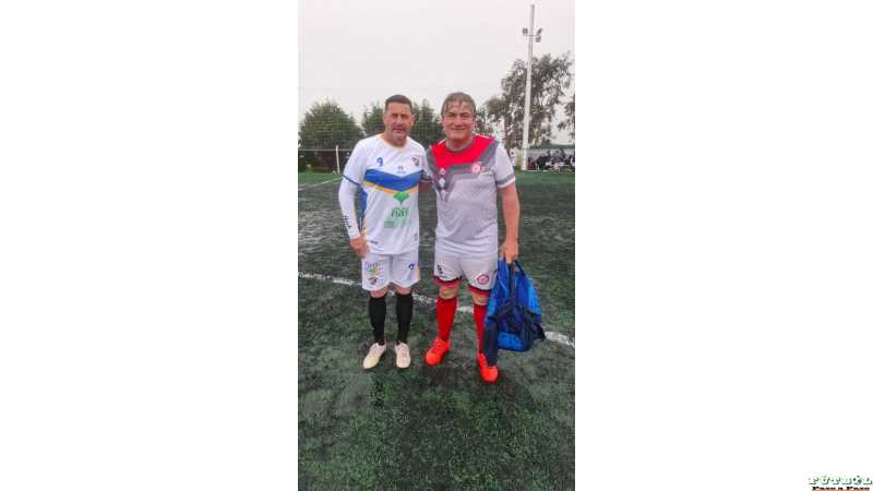 Dos grandes goleadores de Liga Esperancina Flaco Curcio y Silvio Maine