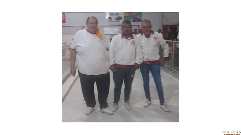 Trio del Club Juv Unida de Humboldt logroganar el Torneo Cat. A de la Asoc Humbolense de Bochas