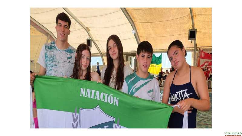 Excelente desempeño de nadadores del LTCE en e Torneo de Atlético San Jorge