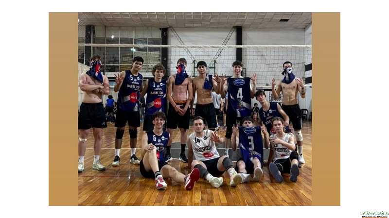 Vóley masculino: Alma Juniors venció a Franck en Sub 16 y Sub 21