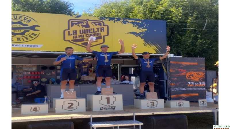 Vuelta Alpa Corral (Córdoba) El Esperancino Jorge Mathieu sigue subiendo Podios