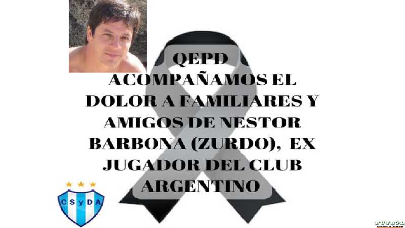 Falleció Nestor " El Zurdito Barbona"
