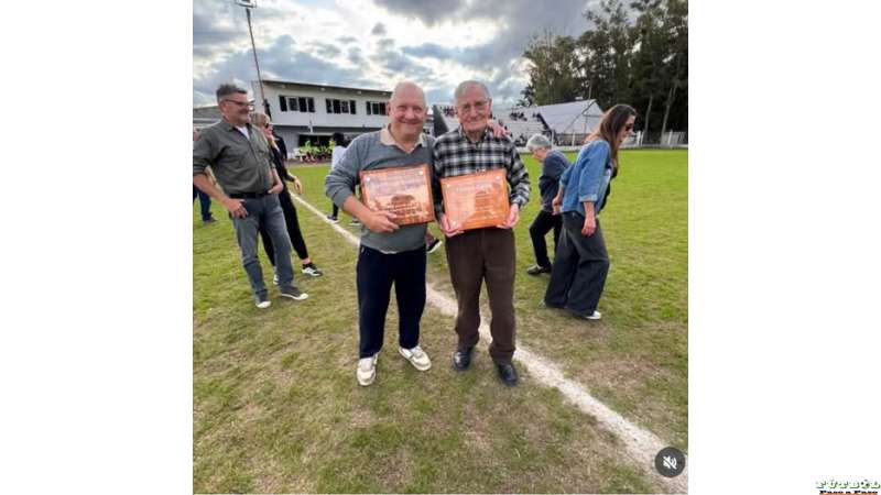 Sportivo del Norte  emotivo reconocimiento a dos emblemas del club Tomás Calza y Santiago Dehrn