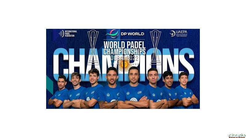 Argentina se proclamó campeón del Mundial de pádel por equipos venció 2 a 1 España en Dubai