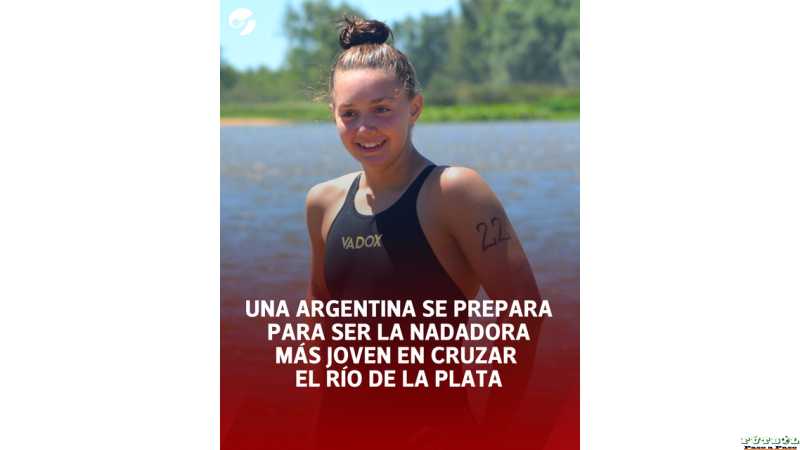 En marzo intentará cubrir los 42 kilómetros que separan Colonia de Punta Lara.Pilar Tellería tiene 19 años