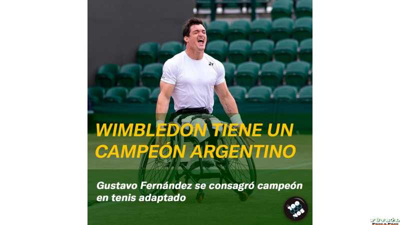 El argentino Gustavo Fernández se consagró campeón junto a Shingo Kunieda en tenis adaptado en dobles
