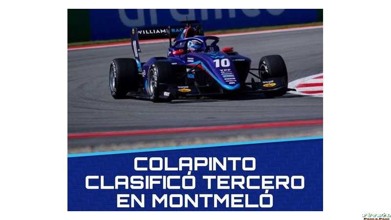 Franco Colapinto en FIA Fórmula 3 tanda clasificatoria el argentino lo hará desde la tercera posición