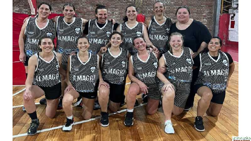 En Santa Fe, Almagro derrotó a Santa Rosa en Maxi Basquet Femenino