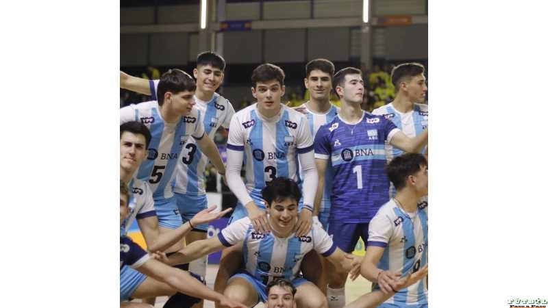 Selección argentina U21 campeones invictos en la copa internacional de voleybol masculino sub 21 en Brasil
