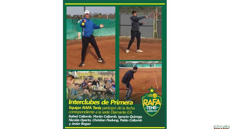 “Rafa Tenis” presente en los Interclubes y Zonal
