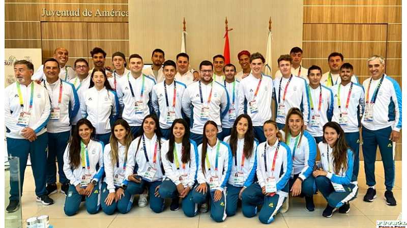 José Zabala ya esta con la selección Argentina en los Juegos Deportivos Odesur Asunción 2022 del 12 y 15 de octubre.