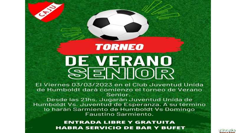 Este viernes se disputa Torneo cuadrangular Senior organiza Club Juv Unida de Humboldt
