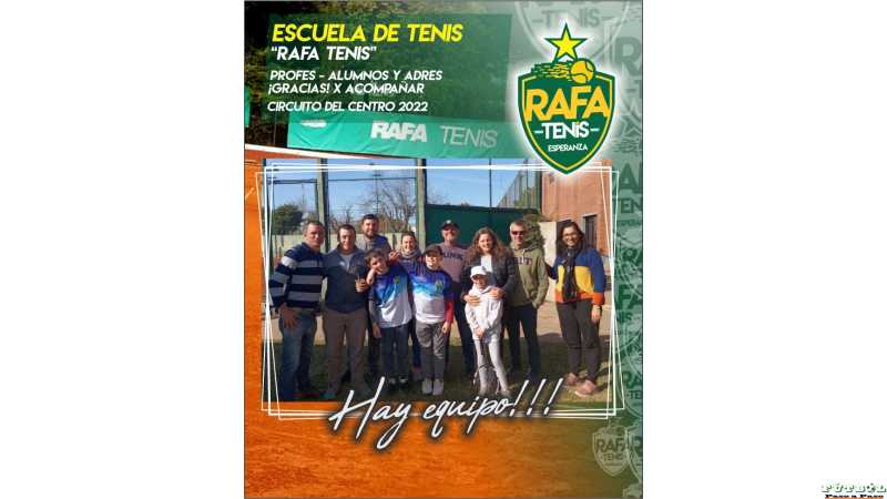 Muy buena participación de tenistas de Escuelita “Rafa Tenis” en Progreso y San Jerónimo