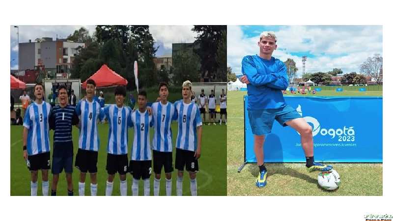 Ian Ramello logró campeónato de fútbol 7 de los Juegos Parapanamericanos Juveniles 2023 en Bogota