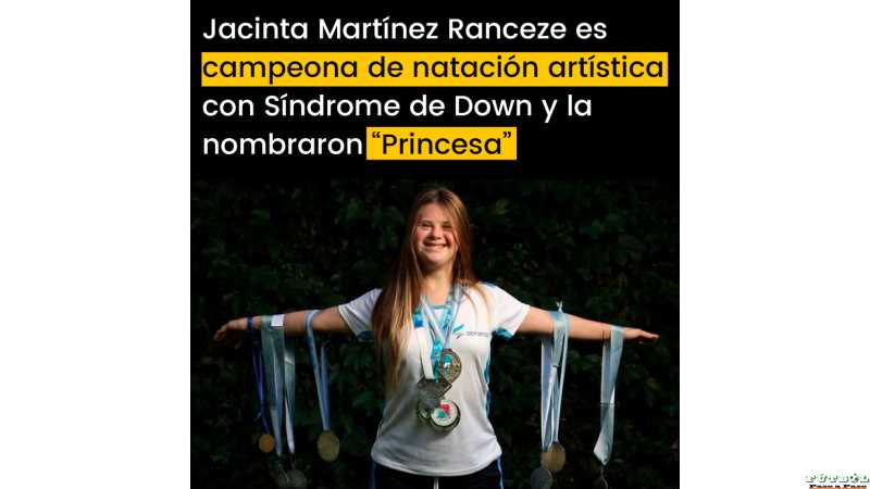 Jacinta Martínez Ranceze tiene 21 años y en la última semana logró ganar dos medallas de oro en el Mundial de Estados Unidos.