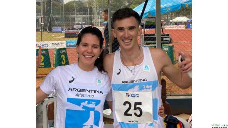 El marplatense Diego Lacamoire ganó el oro en el Sudamericano de atletismo de Brasil