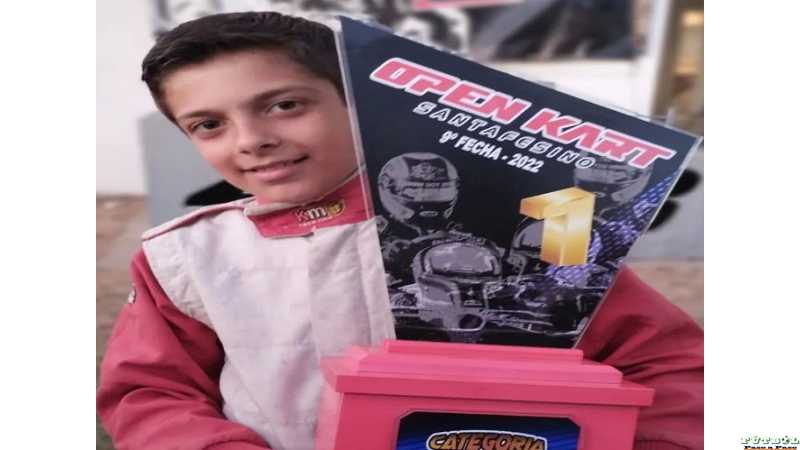 Pasó la 9° del Open Kart en San Jerónimo Norte y Lucas Yori ganó una carrera increíble