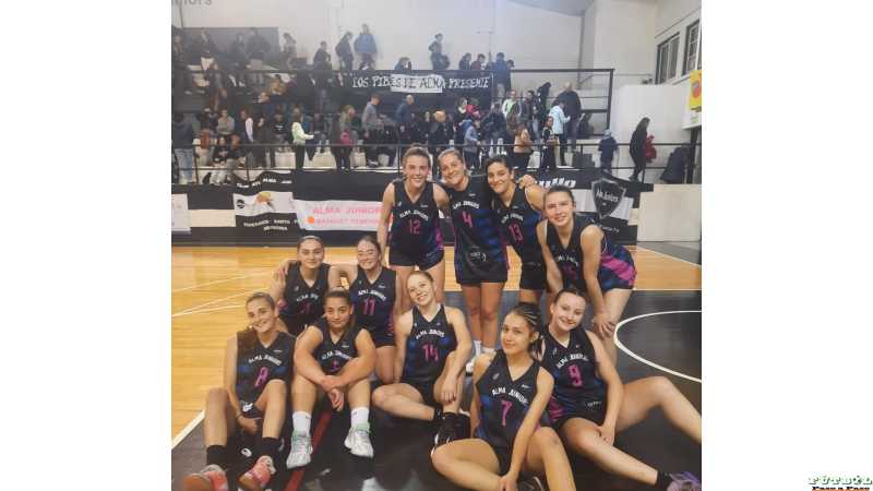 Básquet femenino U18: Alma Juniors le ganó la primera semifinal a Almagro martes 20