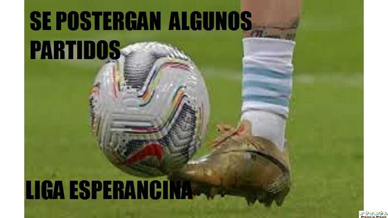 Hay postergación de partidos por falta de canchas en primera,tercera,Senior y femenino