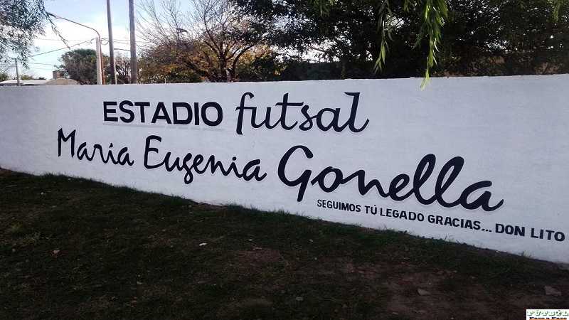 Al estadio Futsal de Sportivo del Norte le pusieron el nombre de Maria Eugenia Gonella