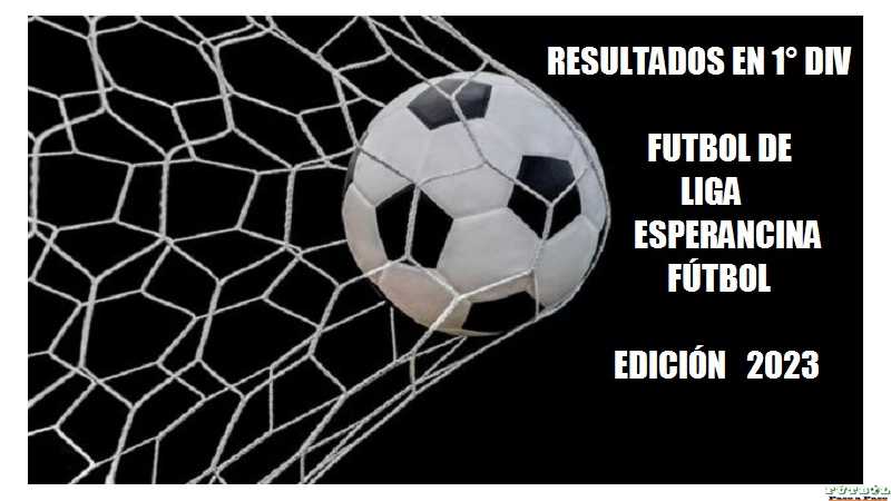 Resultados y posiciones en Primera división 3er Fecha LEF 6 de Agosto 2023