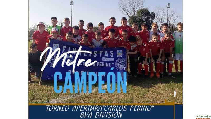Mitre de Esperanza se coronó campeón del Torneo de divisiones formativas Carlos Perino en 8va división