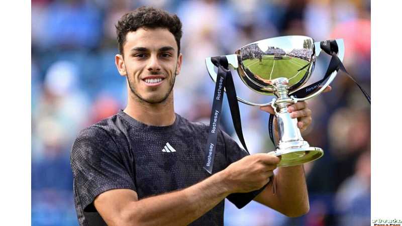 Un campeón argentino en césped: la gesta de Francisco Cerúndolo, número uno del país se consagró en el torneo de Eastbourne