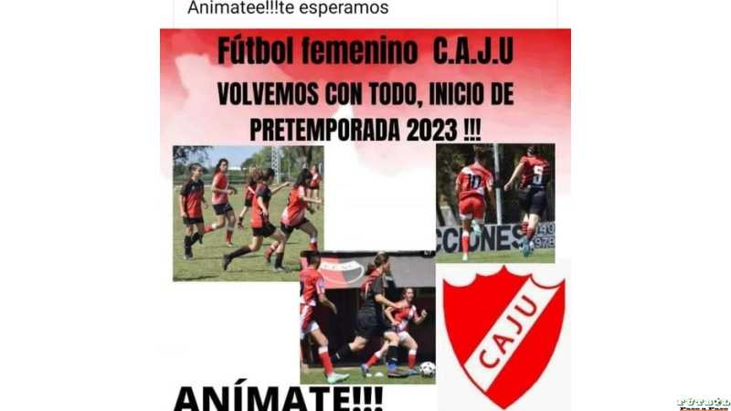 Futbol femenino CAJU Humboldt te invitan en el kartódromo donde estan las canchas para practicar