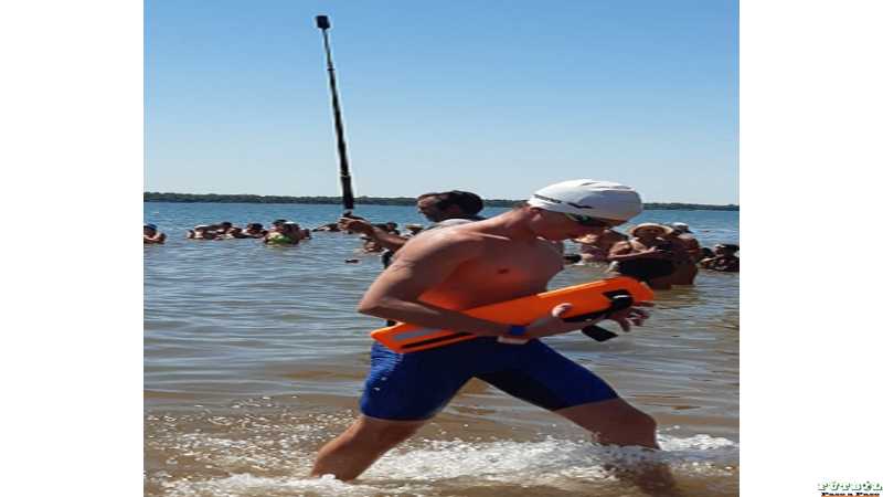 Lucio Clemenz participo en aguas abierta en San josé arribó 3ro en su categoría