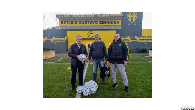 El senador nacional Marcelo Lewandowski recorrió las instalaciones del Club Atlético Sarmiento de Humboldt.