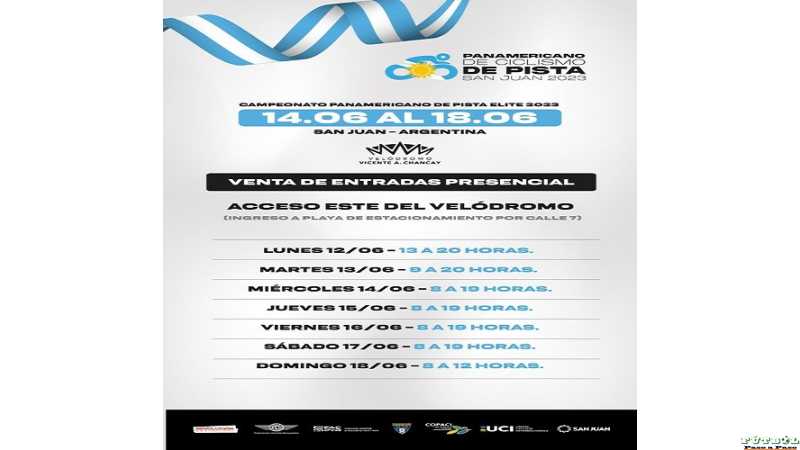 Comienza el Panamericano de Ciclismo en San Juan del 12 al 18 de junio 2023