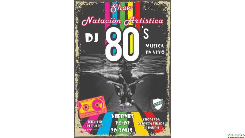 El LTCE anuncia Show de Natación Artística, con Música de los 80