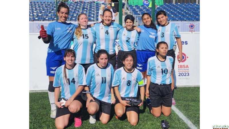 Fútbol para ciegas Las Murcielagas volvieron a golear en el Mundial