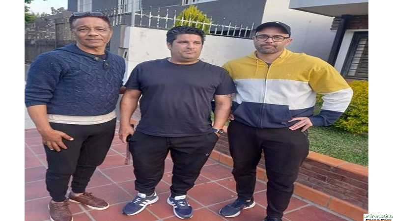 Marcelo Saralegui junto a Samanta Rodriguez Peña en Santa Fe para dirigir a Colón