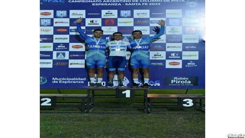 Concluyó la segunda jornada del Campeonato Argentino de Ciclismo de Pista que se disputa en el Velódromo Ciudad de Esperanza