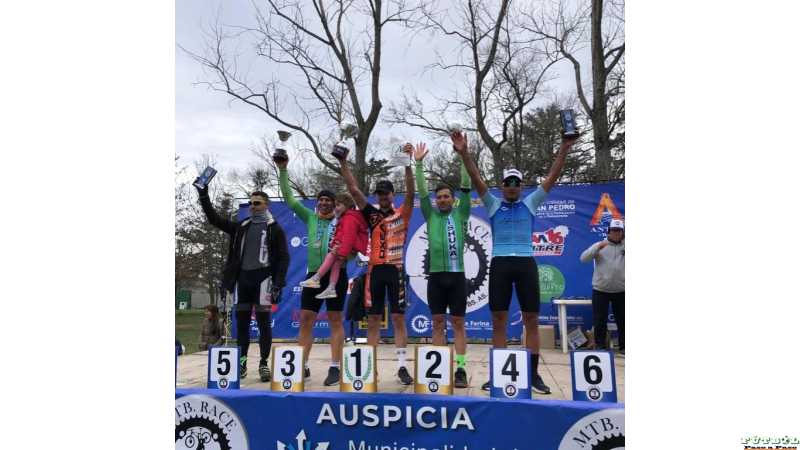 Jorge Mathieu 1er puesto master A 1er puesto gral caballeros MTB RACE SAN PEDRO Bs As.