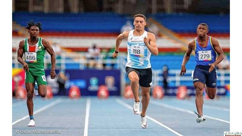 Se convirtió en el argentino más rápido de la historia: logró la increíble marca de 10s11 en los 100 metros