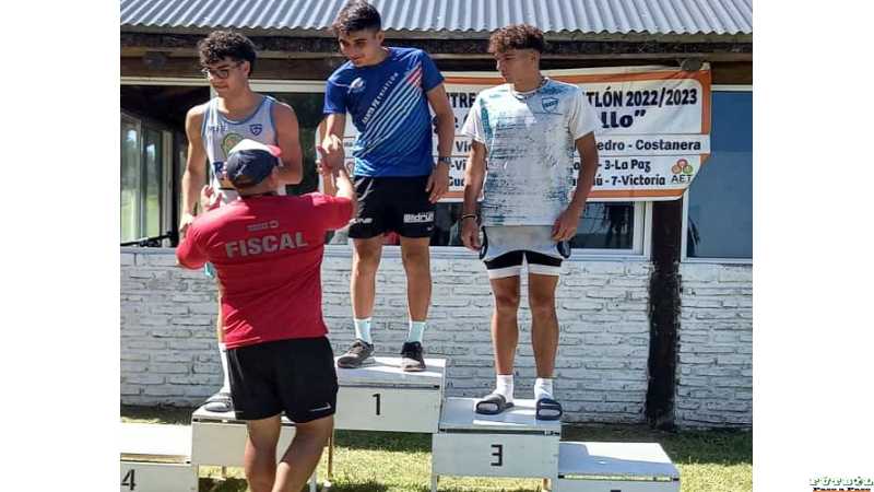 Lisandro Mehring se lució en el cierre del Campeonato Entrerriano de Triatlón