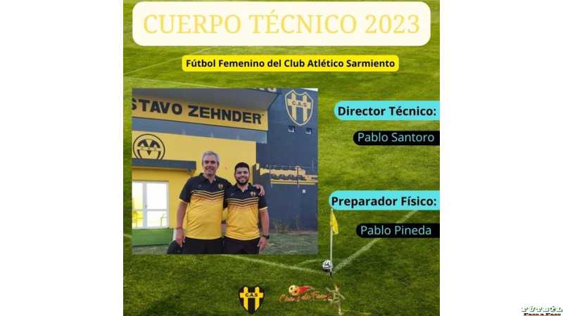 Club Sarmiento de Humboldt tiene Cuerpo Tecnico en el Futbol Femenino