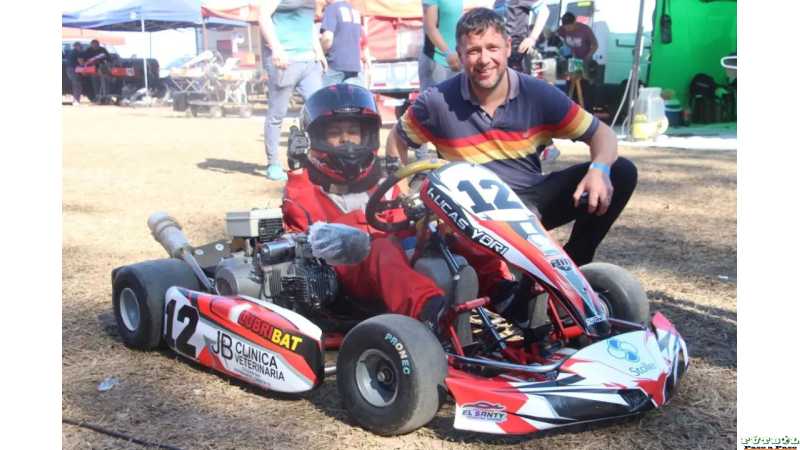 Lucas Yori estuvo en la 7° del Open Kart en Ramona