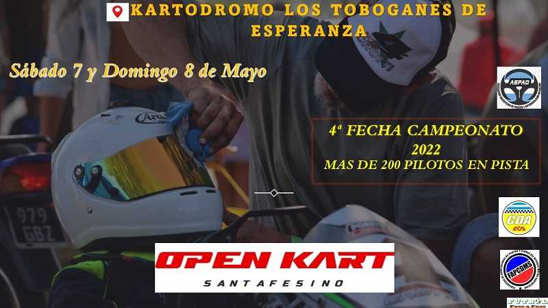  7 y 8 de mayo el mejor Karting en el mejor circuito zonal. Los Toboganes  mas de 200 Karting