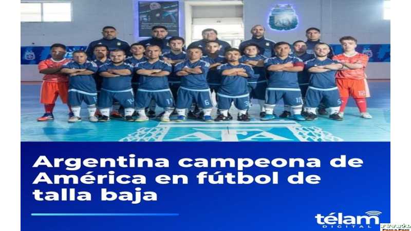 Campeón en Perú del certamen 2da Edición de Fútbol Talla Baja de Argentina