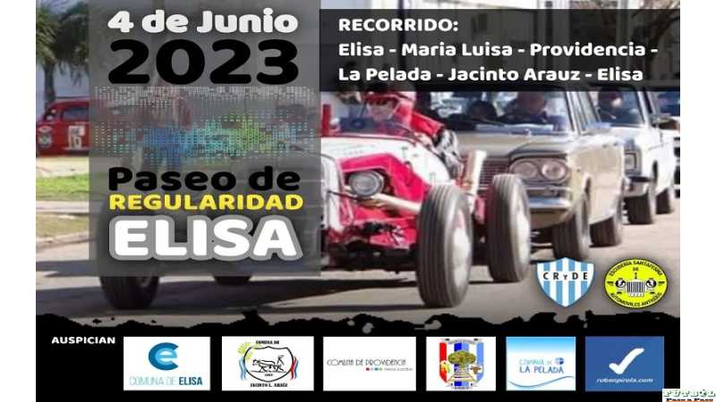 4 de Junio, en localidad de Elisa 2da. Fecha | Paseo de Regularidad