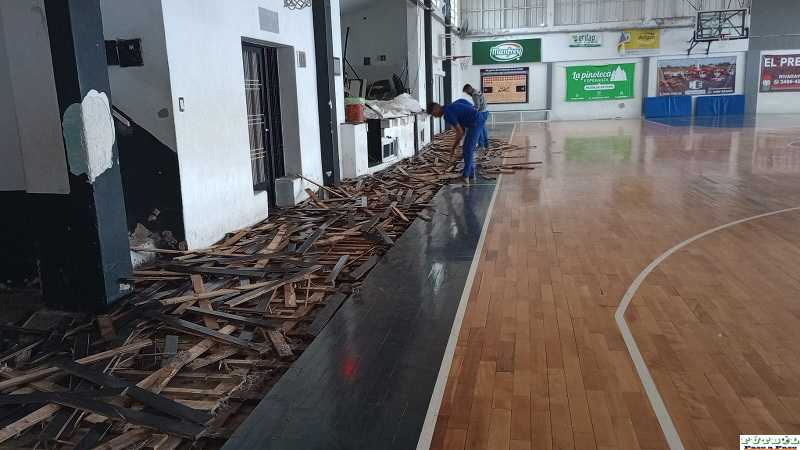 Iniciaron trabajos para el nuevo tecno piso deportivo en Almagro,